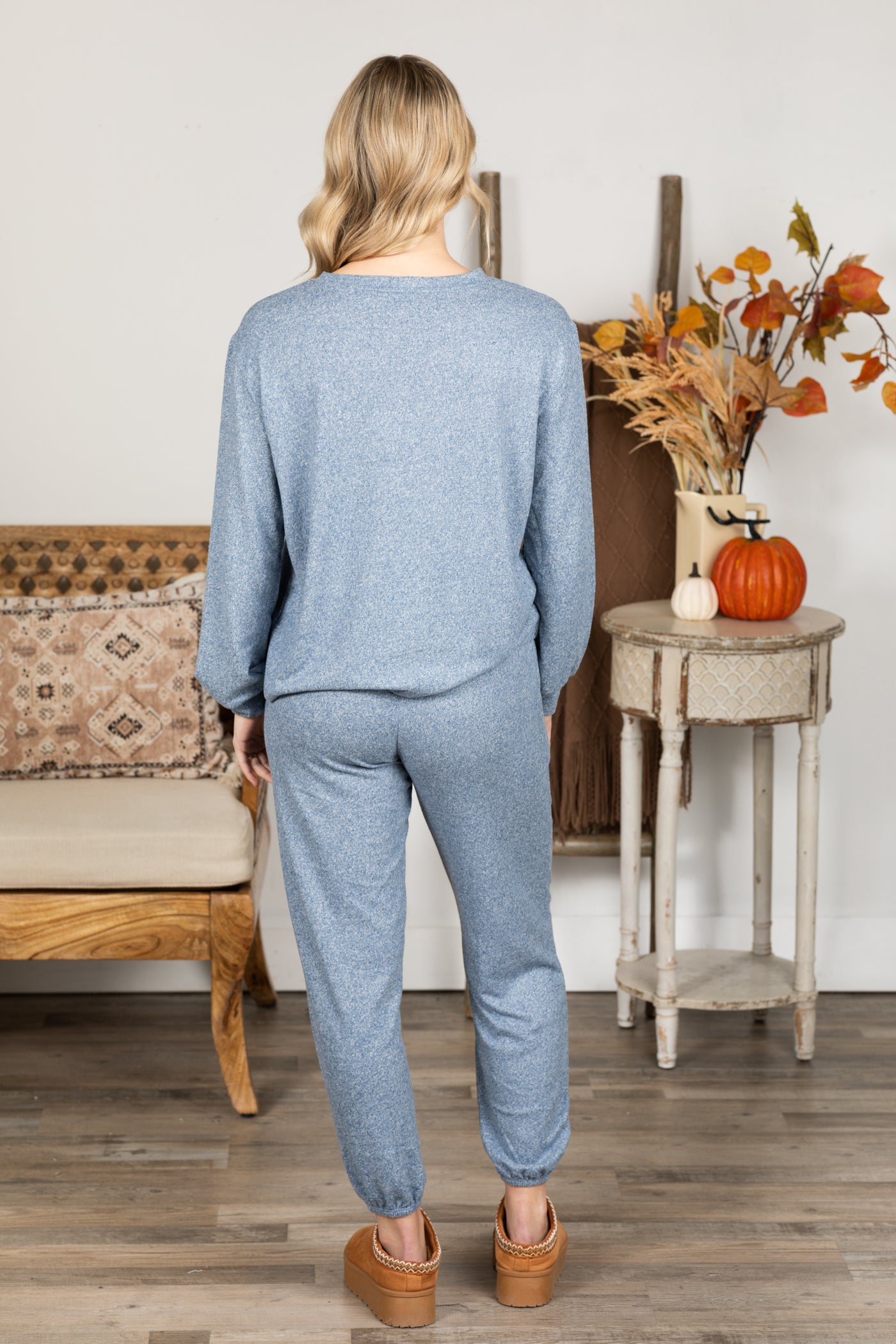 Hacci Long Sleeve And Joggers Set