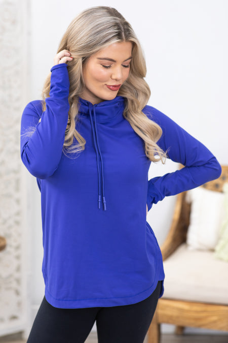 Cobalt Active Hoodie Top