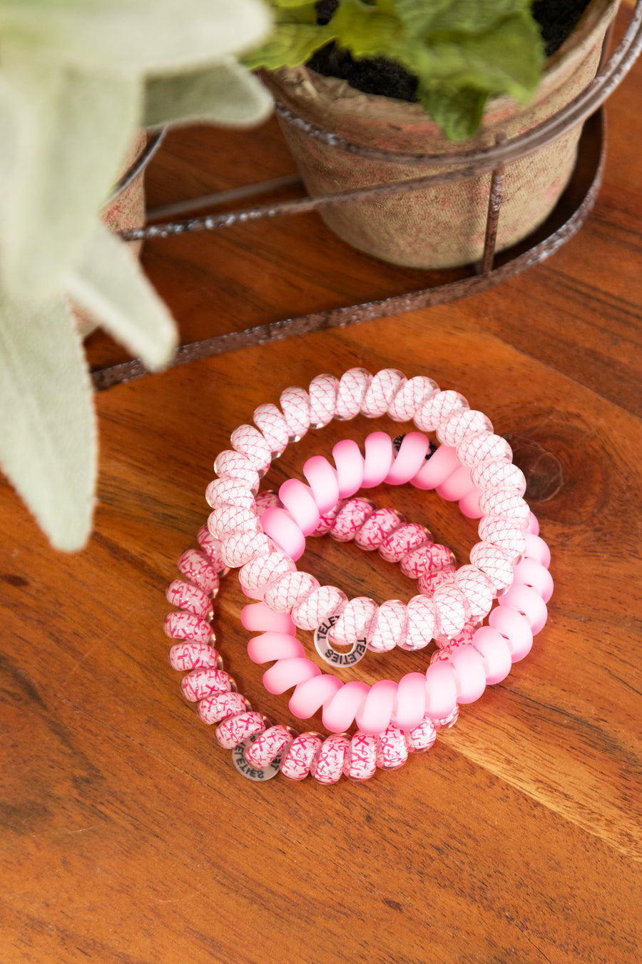 Pink and Powerful Hair Ties