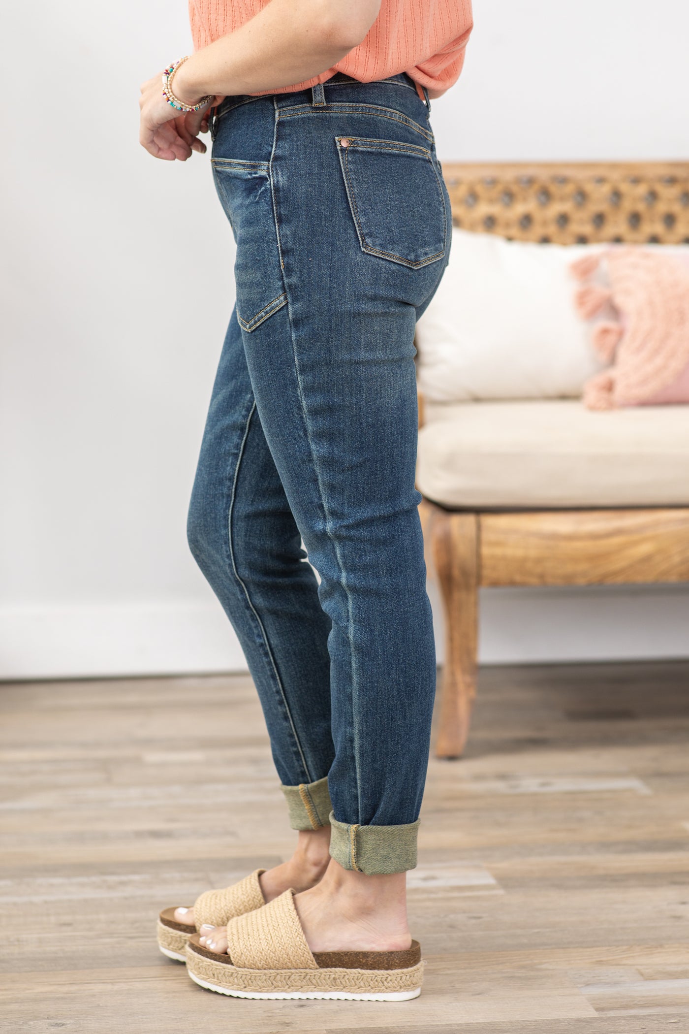 Judy Blue Dark Wash Classic Relaxed Jeans