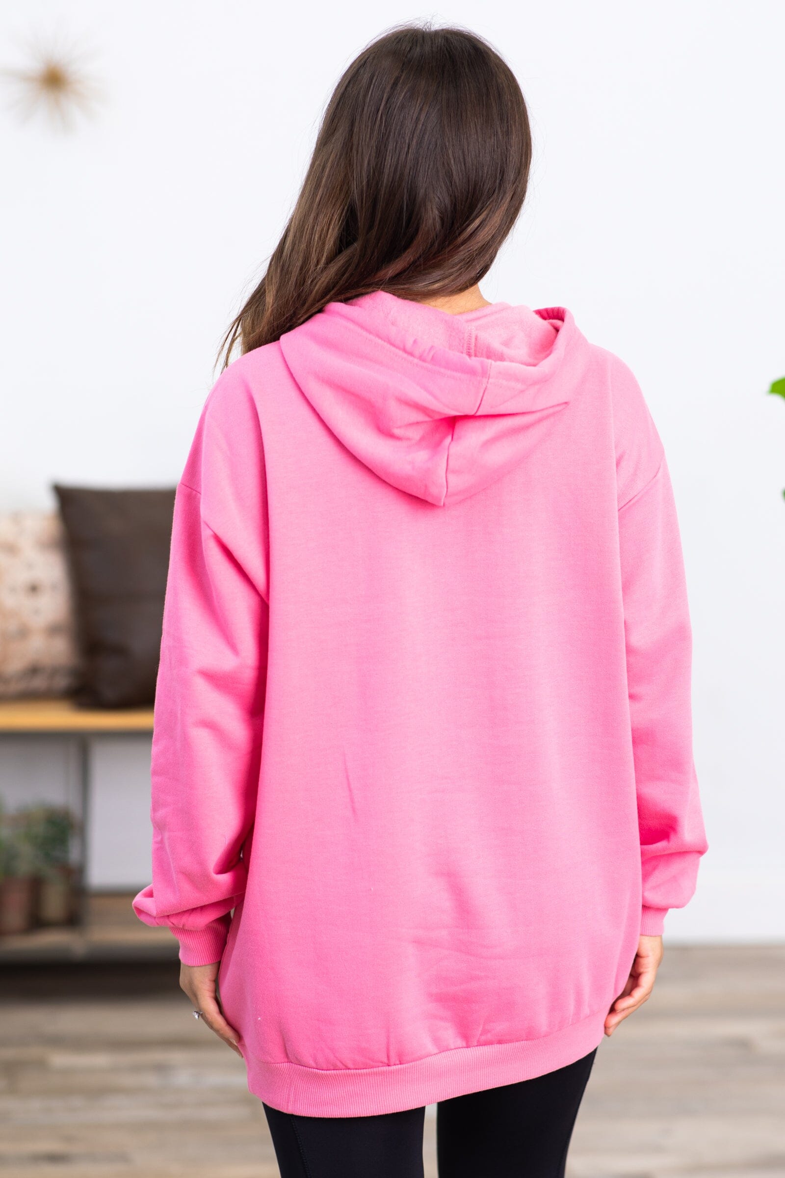 Pink best sale basic hoodie