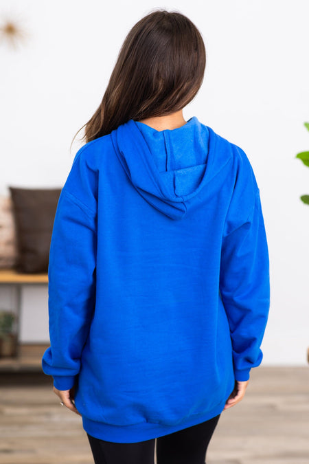 Cobalt Basic Hoodie - Filly Flair