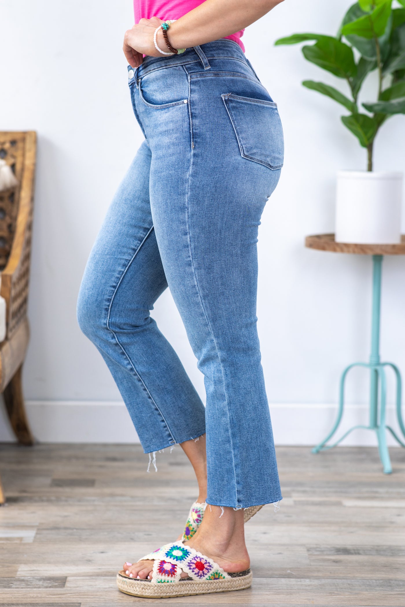 Vervet High Rise Straight Jeans