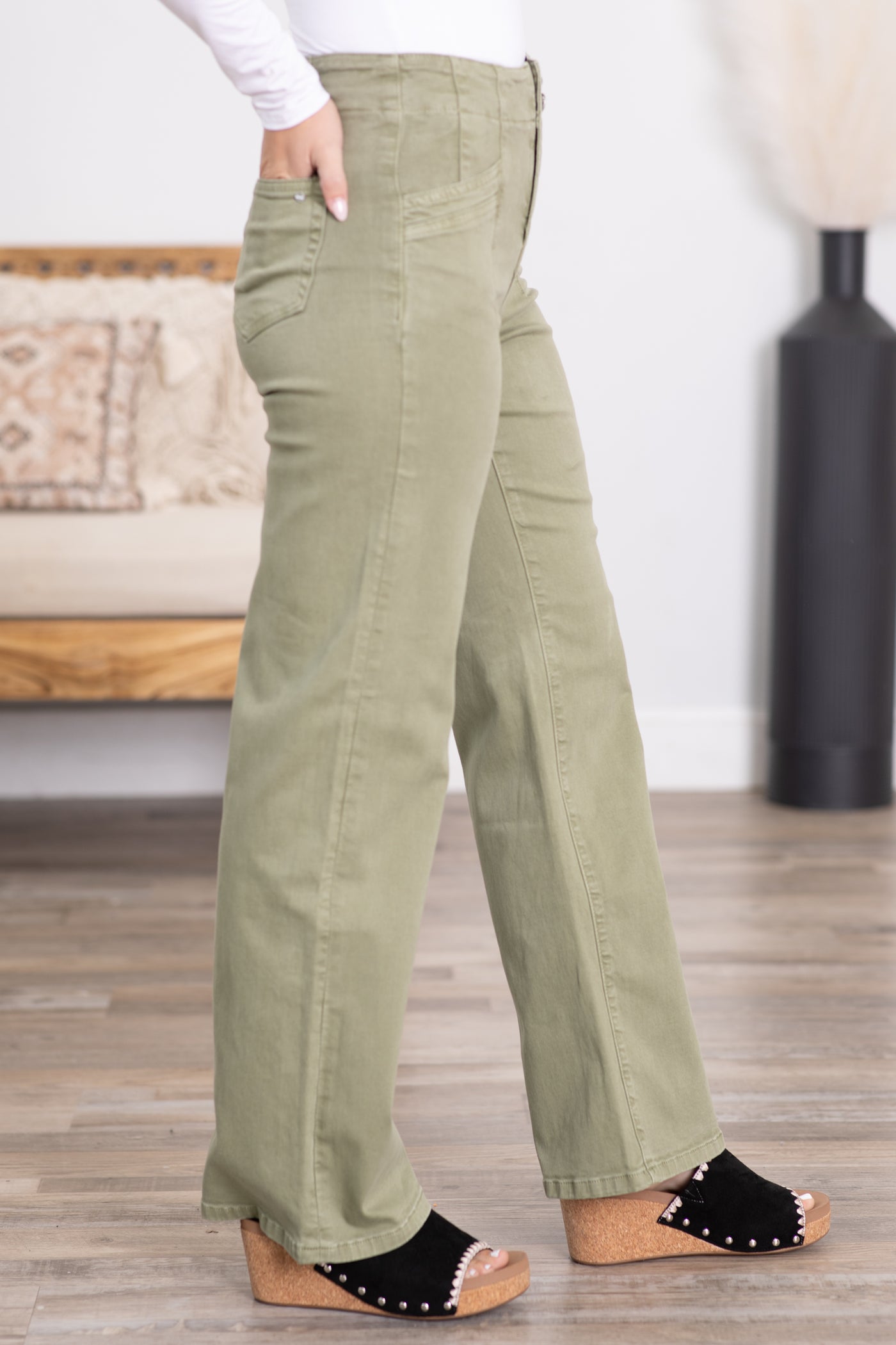 Mica High-Rise Wide Leg Pant