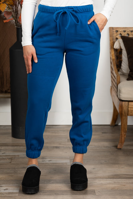 Fleece Jogger Sweatpants With Pockets