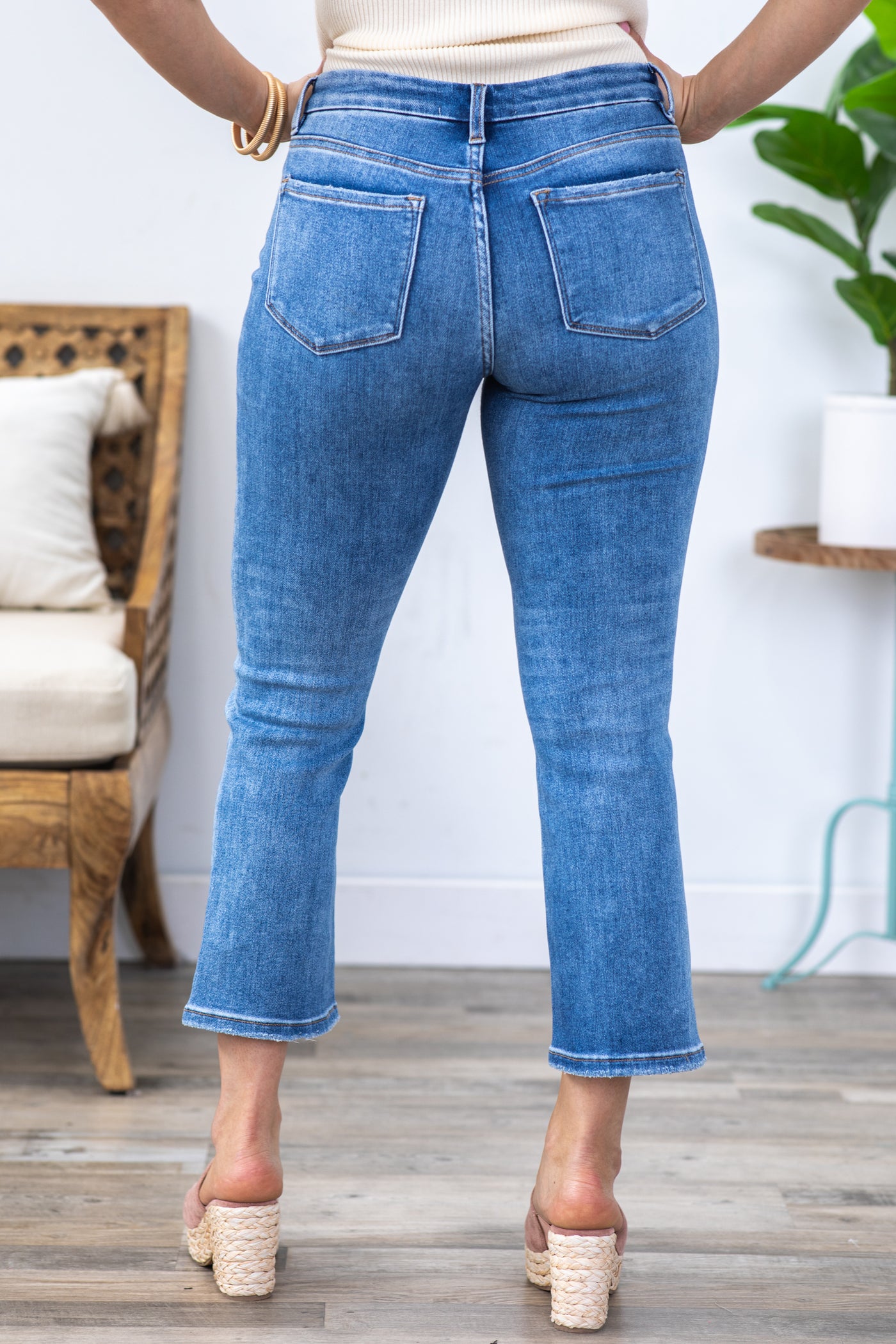 Vervet Mid Rise Kick Flare Jeans