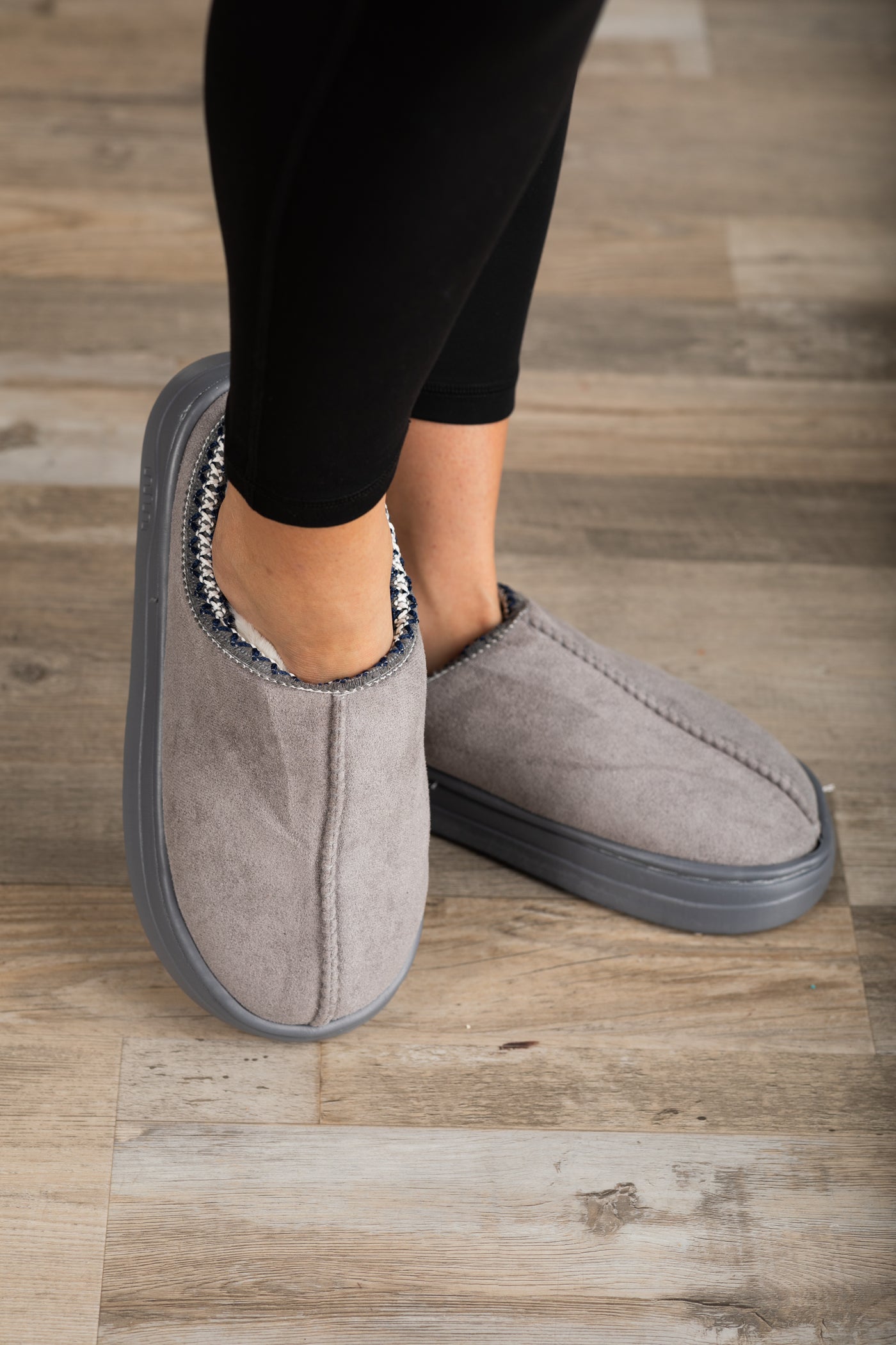 Cozy Fur Lined Platform Slippers