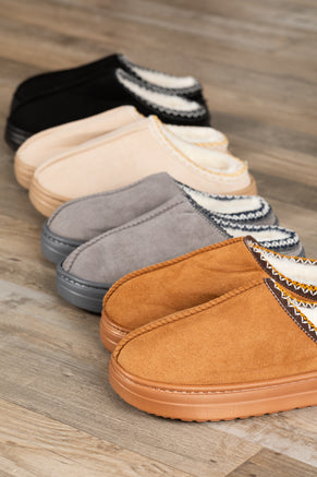 Cozy Fur Lined Platform Slippers