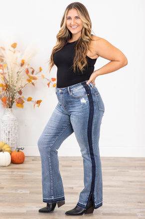 Judy Blue Contrast Side Seam Jeans