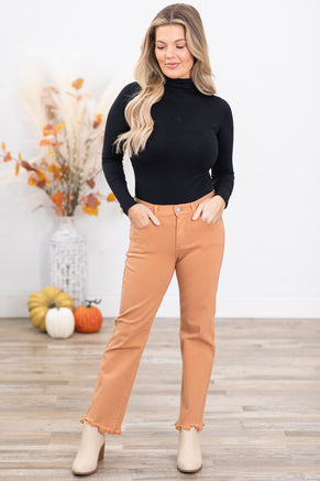 Sneak Peek Light Camel Straight Leg Jeans