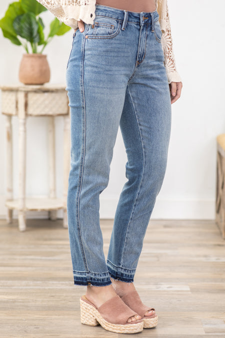 Judy Blue Rigid Magic Release Hem Jeans