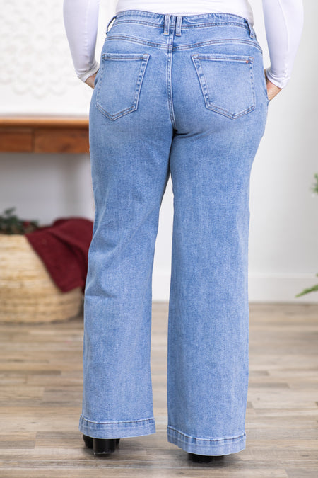 Mica High Rise Wide Leg Jeans