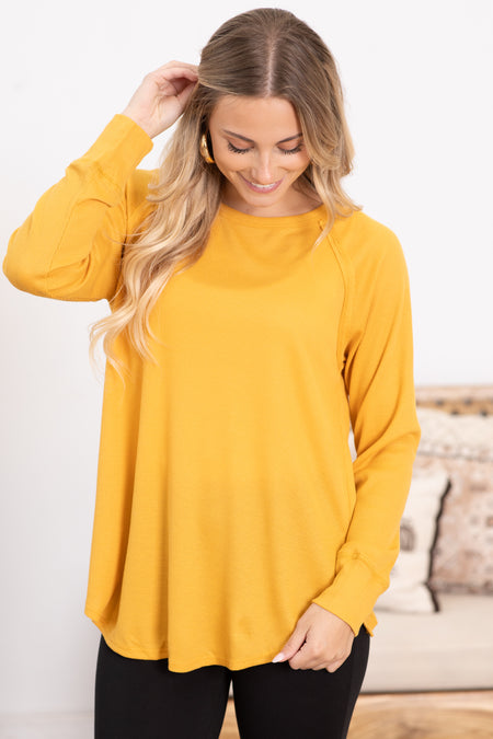 Baby Waffle Long Sleeve Knit Top