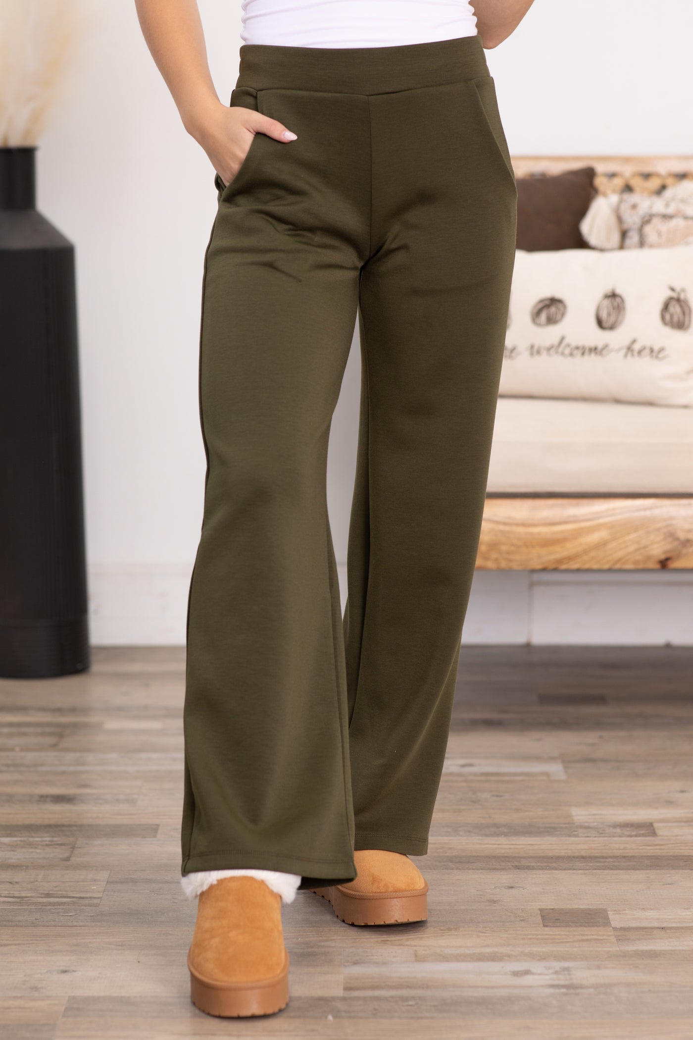 Straight Leg Scuba Lounge Pants