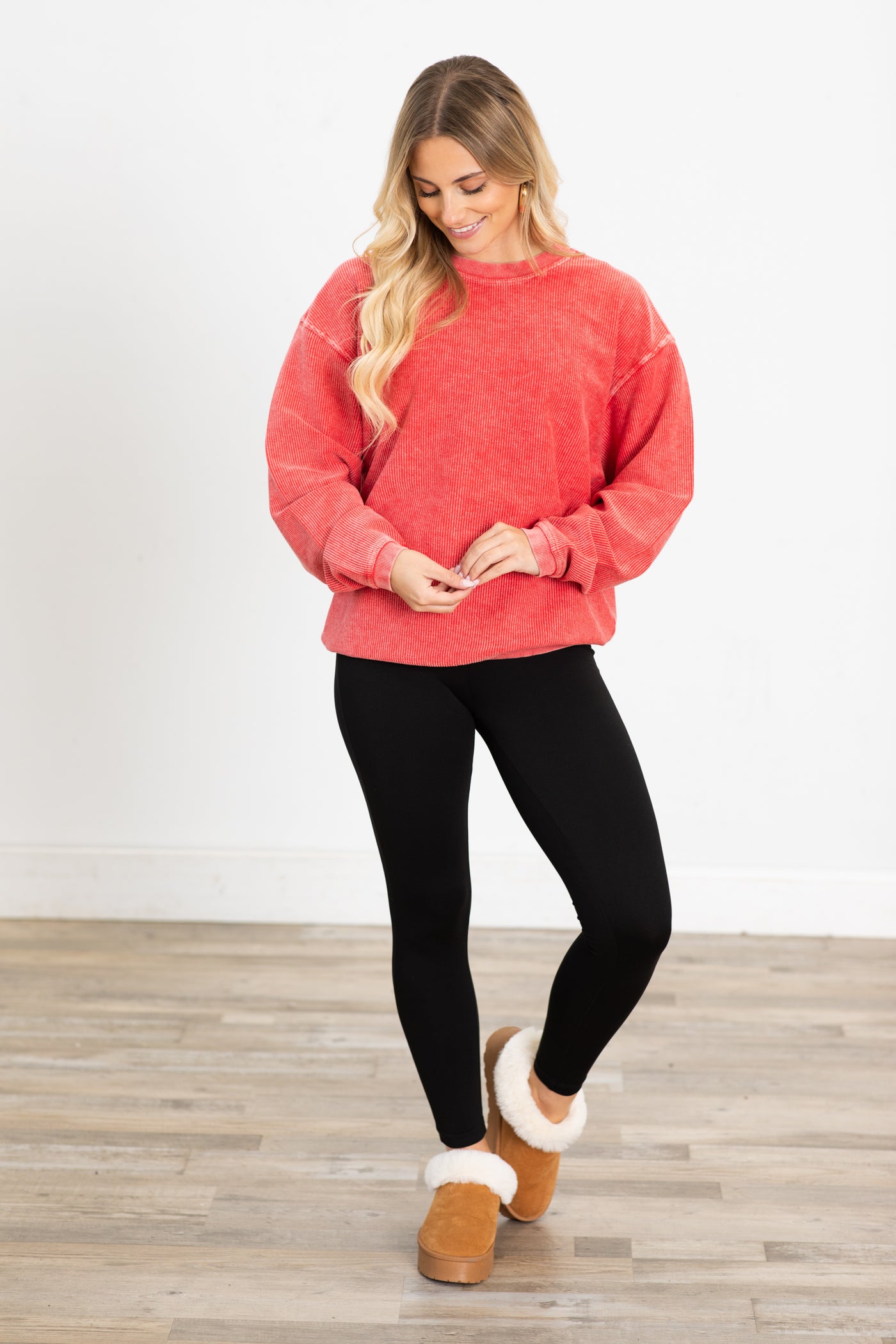 The Casual Comfort Corded Sweatshirt