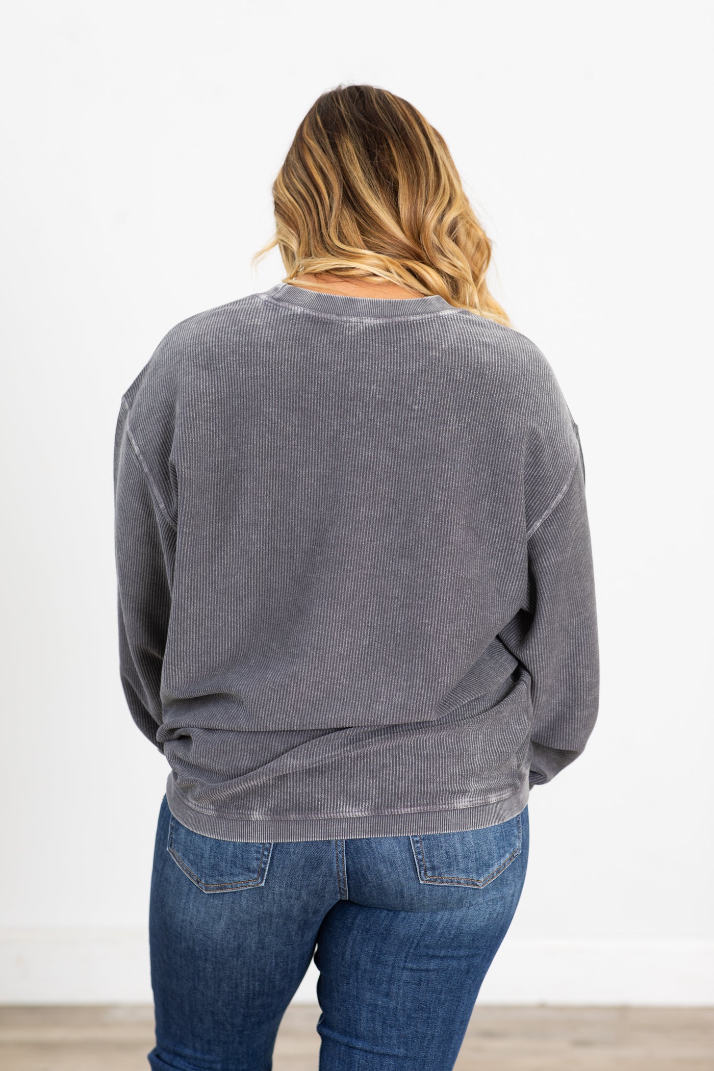 The Casual Comfort Corded Sweatshirt