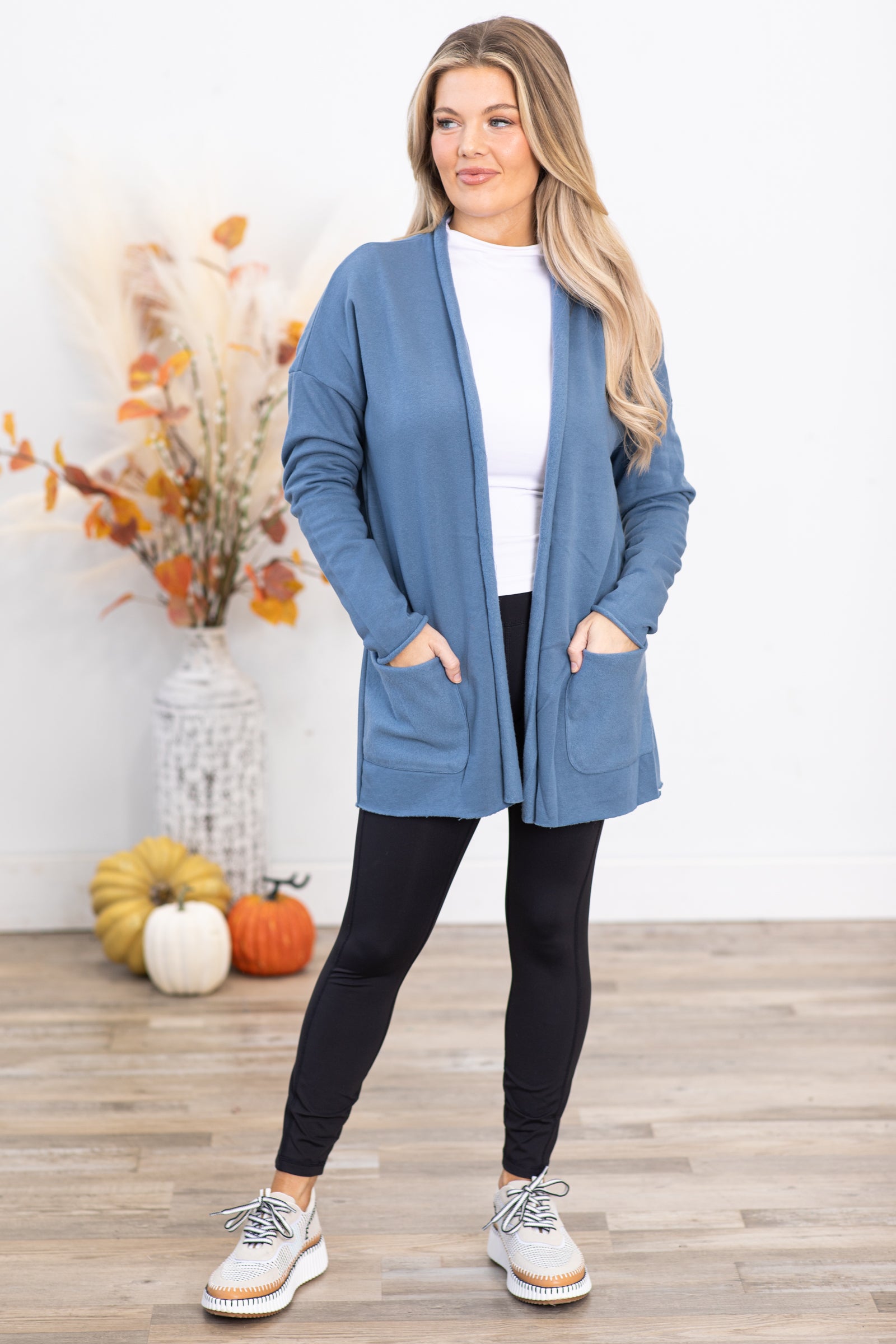 Dusty 2025 blue cardigan