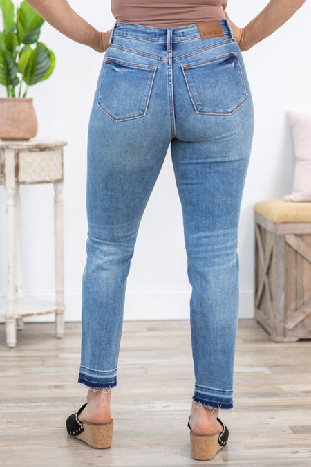 Judy Blue Rigid Magic Release Hem Jeans