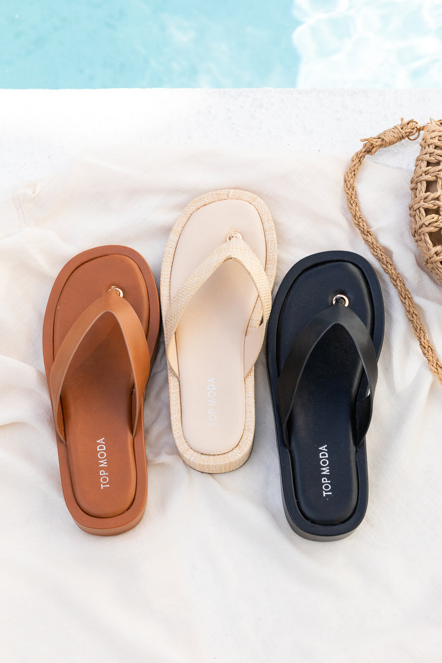 Platform Flip Flop Sandals