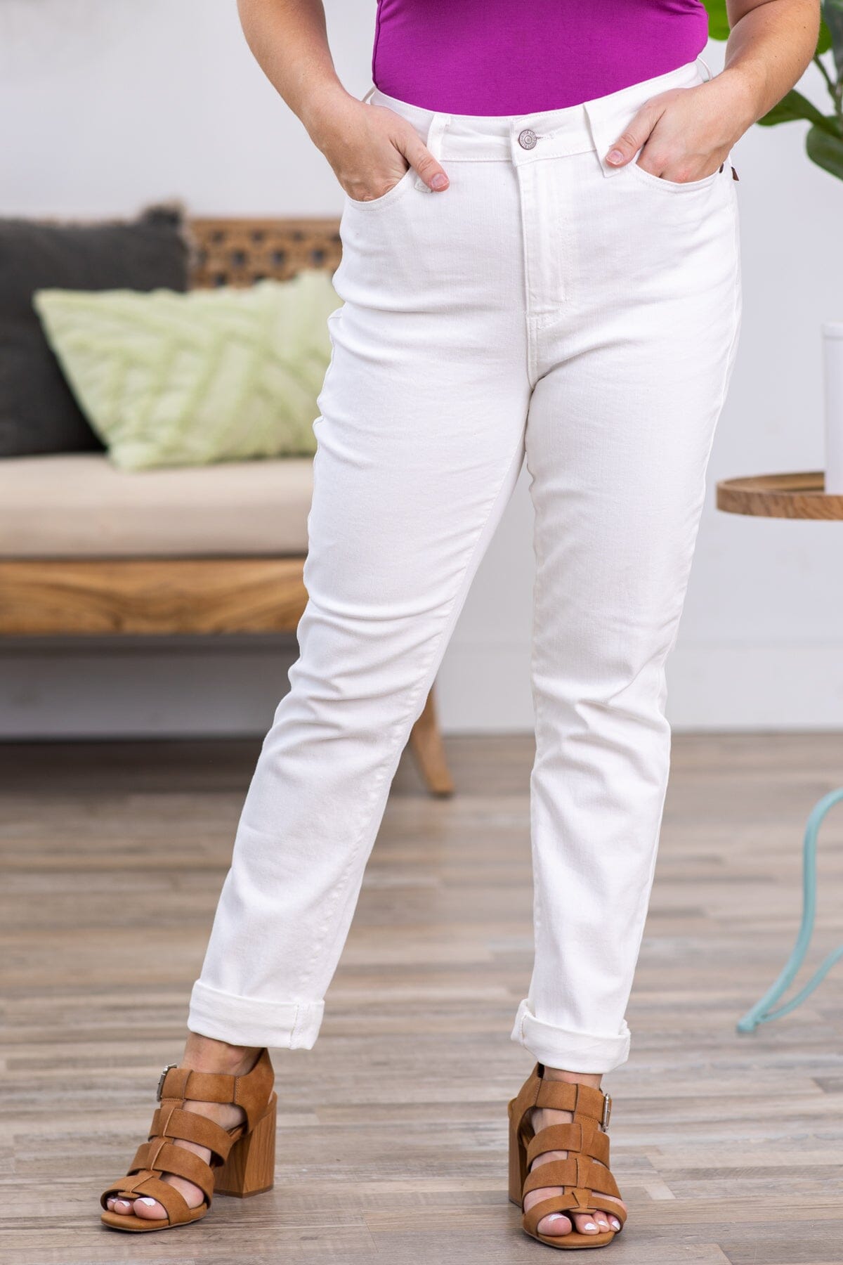 White slim fit double cuff smart shirt | River Island