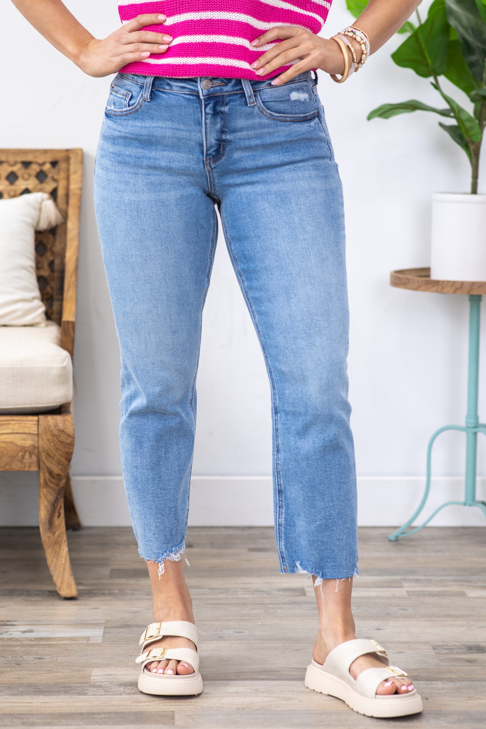 Lovervet Crop It Like It's Hot Cropped Jeans