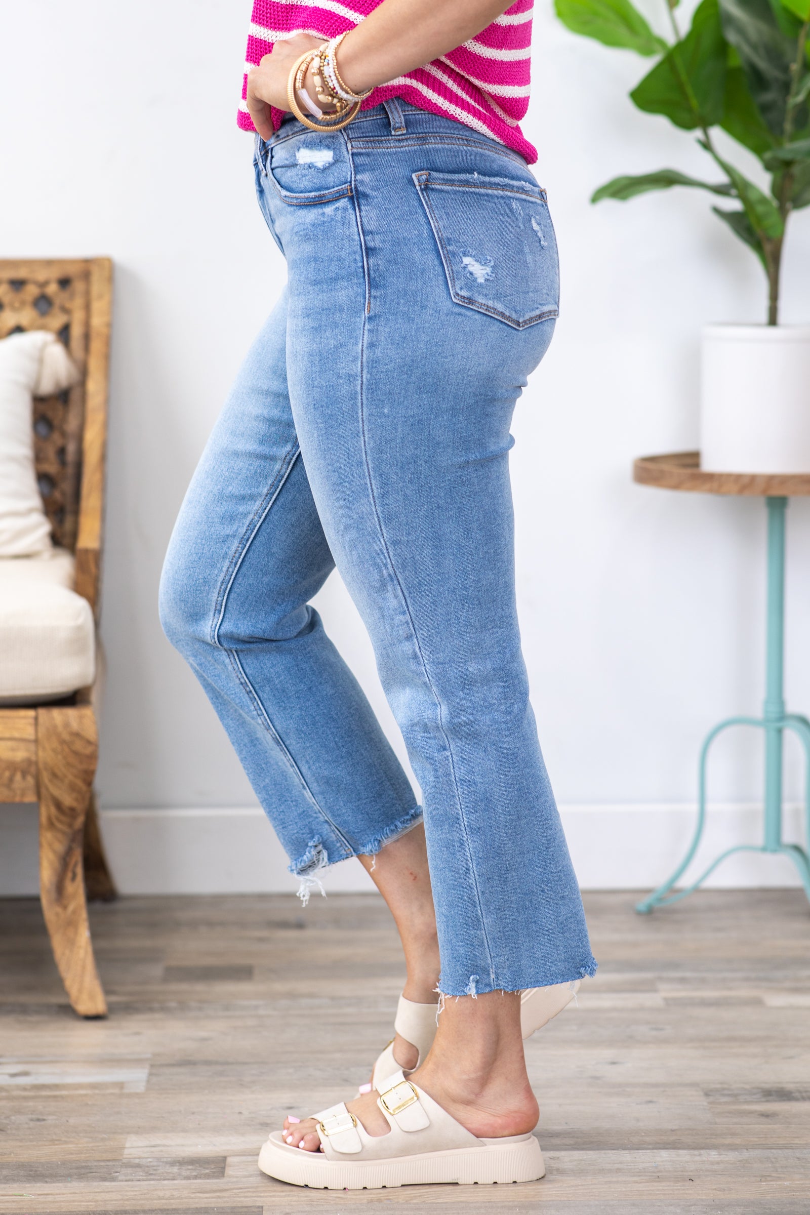 Lovervet Crop It Like It's Hot Cropped Jeans