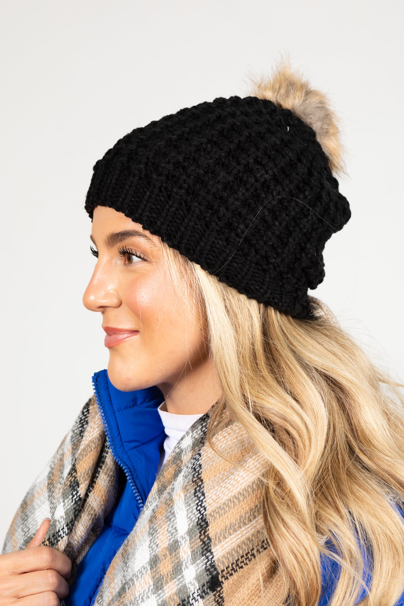 Pom Pom Knit Beanies