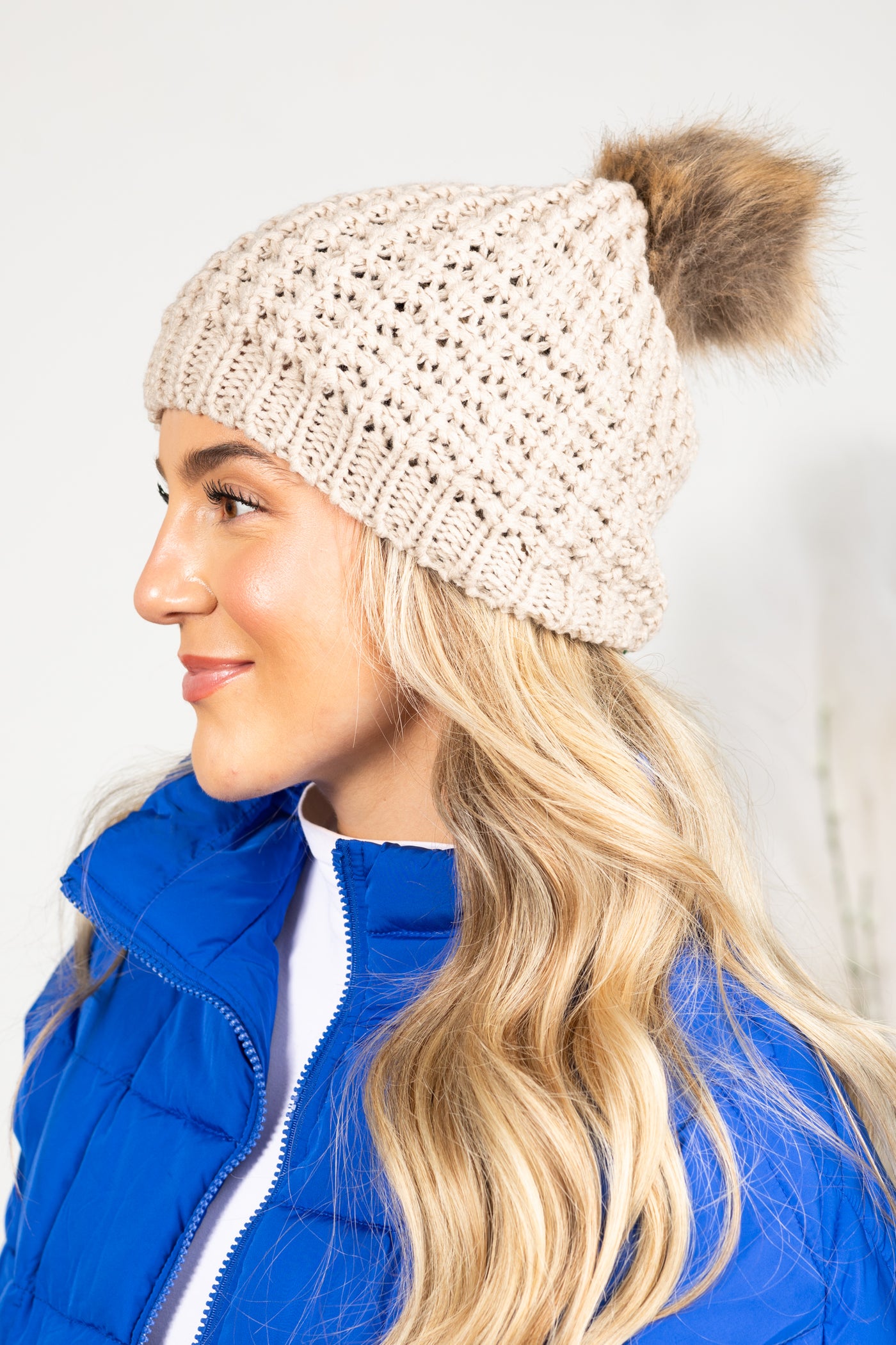 Pom Pom Knit Beanies