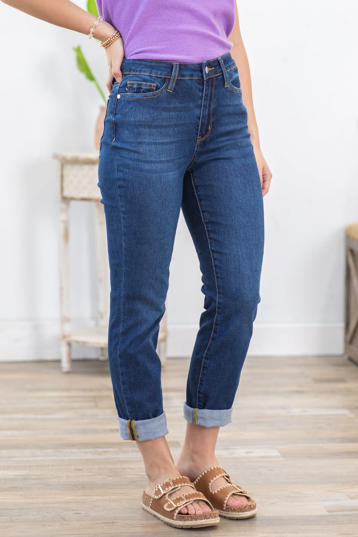 Judy Blue Beat The Heat Boyfriend Fit Jeans