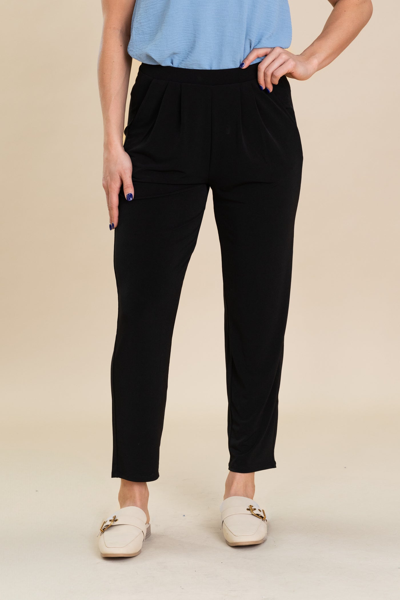 Pull On Tapered Leg Pant