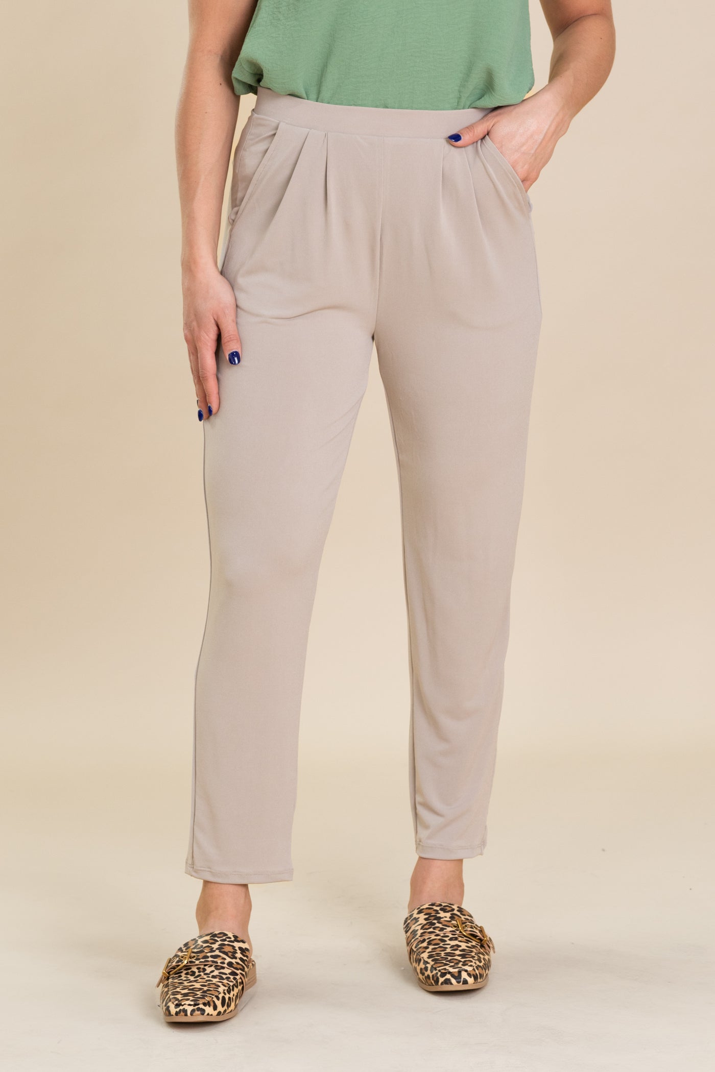 Pull On Tapered Leg Pant