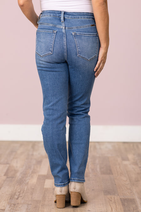 KanCan High Rise Slim Straight Jeans