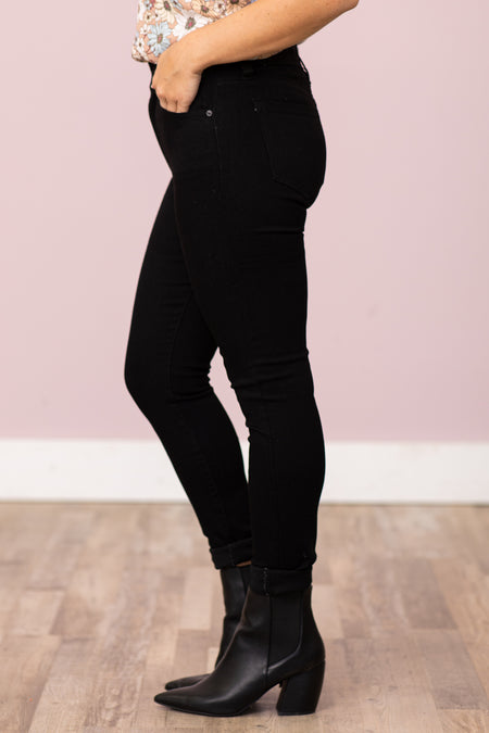 Kancan Black High Rise Super Skinny Jeans