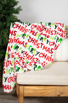 Merry Christmas Cozy Blanket