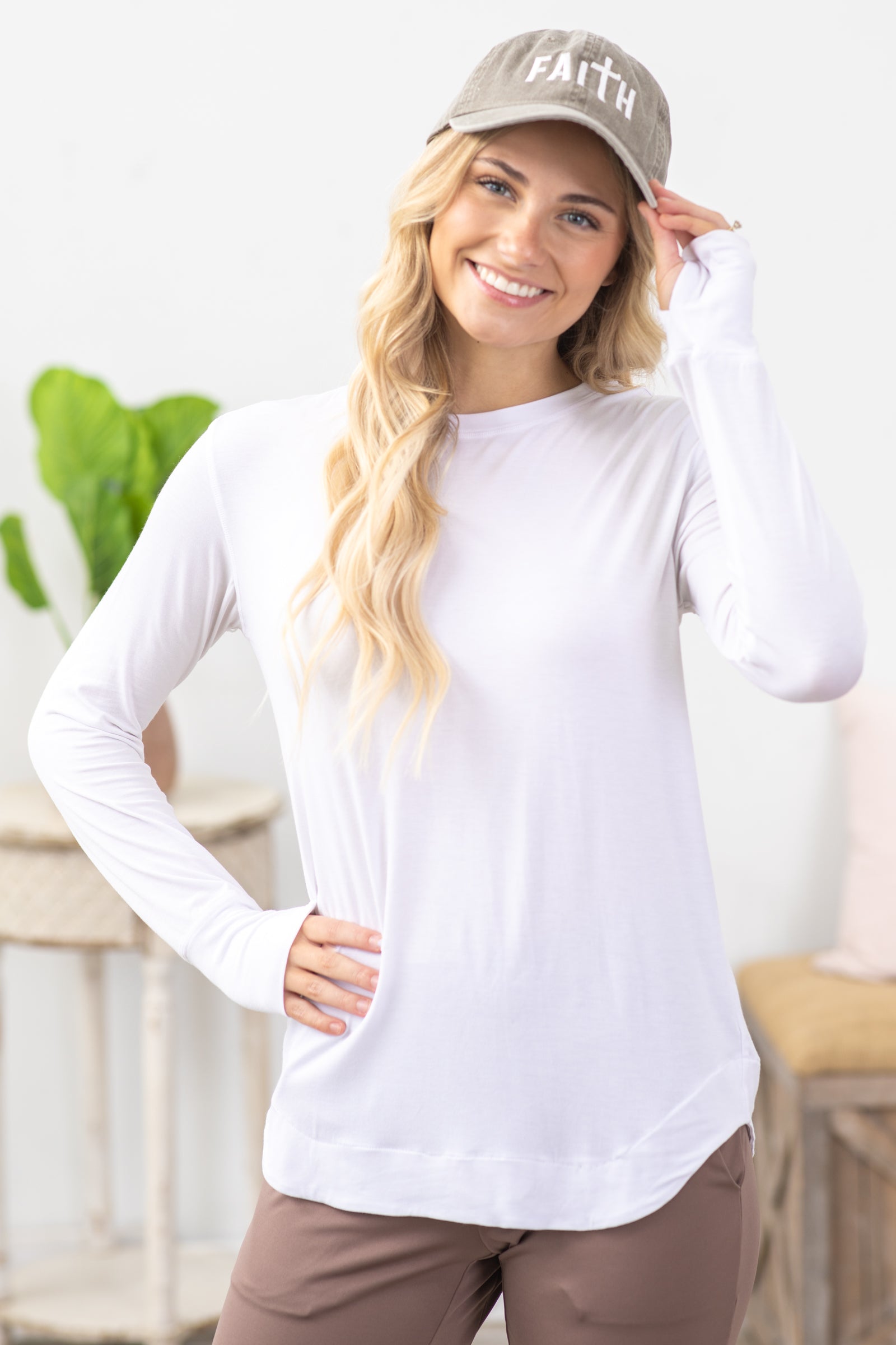 Soft Touch Long Sleeve Knit Top