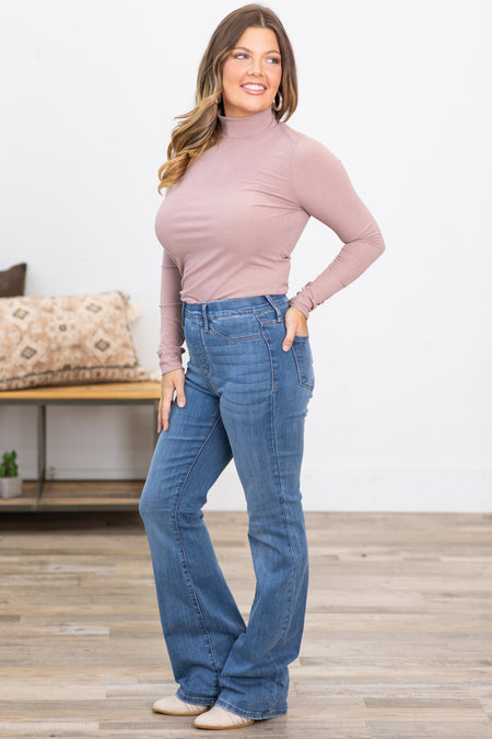 Judy Blue High Rise Pull On Bootcut Jeans