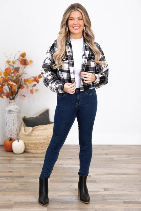 Black Plaid Jacket