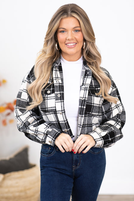 Black Plaid Jacket