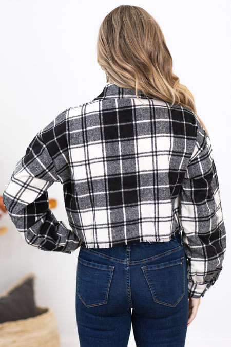 Black Plaid Jacket