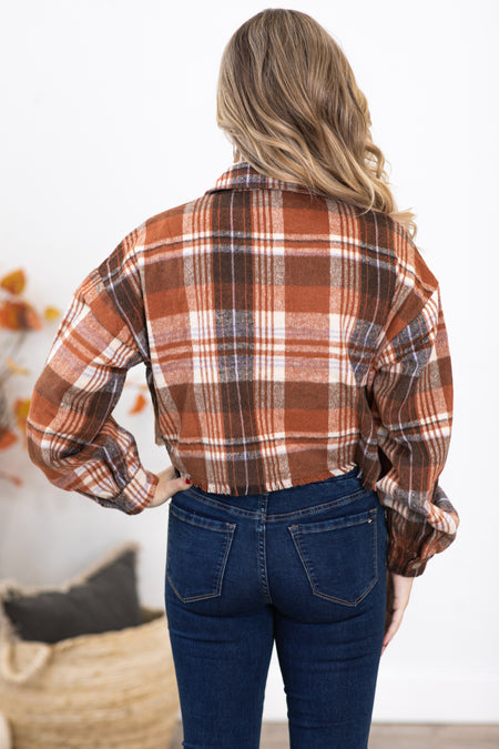 Chestnut Plaid Jacket