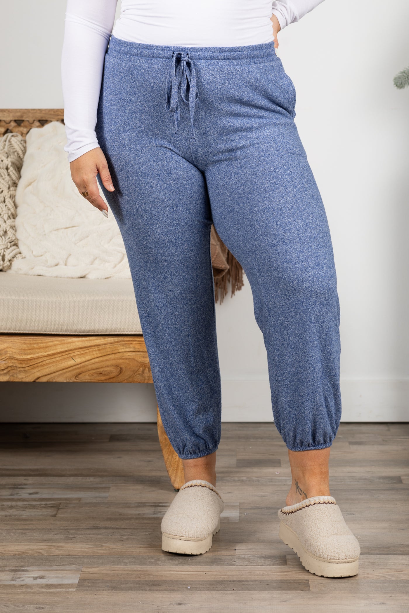 Soft Melange Hacci Joggers