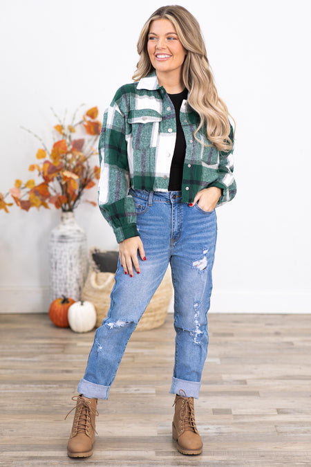 Emerald Plaid Jacket