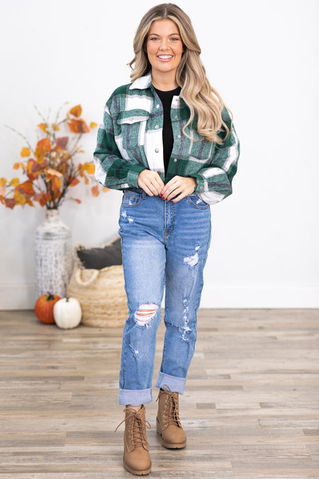 Emerald Plaid Jacket