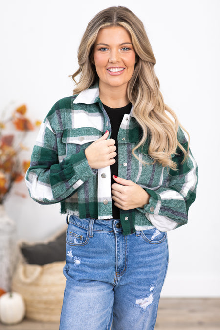 Emerald Plaid Jacket