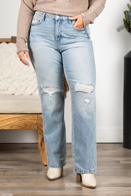 Judy Blue Light Rigid Magic 90's Straight Jean