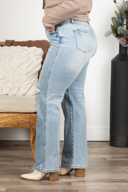 Judy Blue Light Rigid Magic 90's Straight Jean