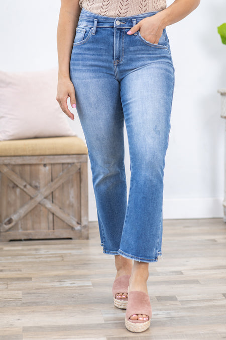 Risen High Rise Slim Straight Jeans