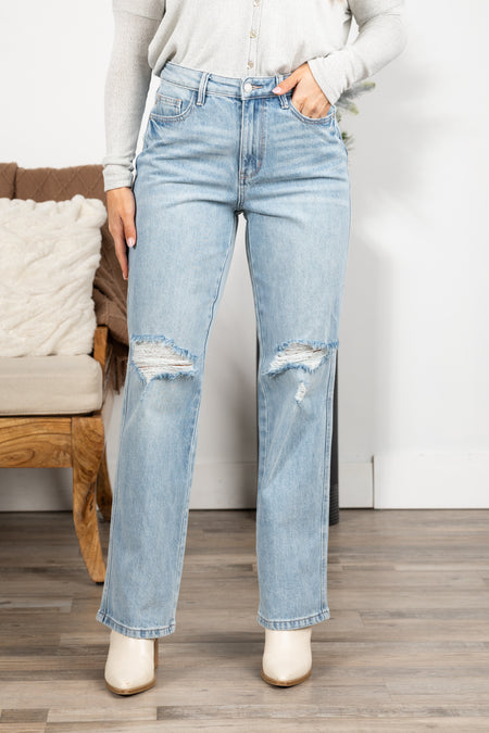 Judy Blue Light Rigid Magic 90's Straight Jean