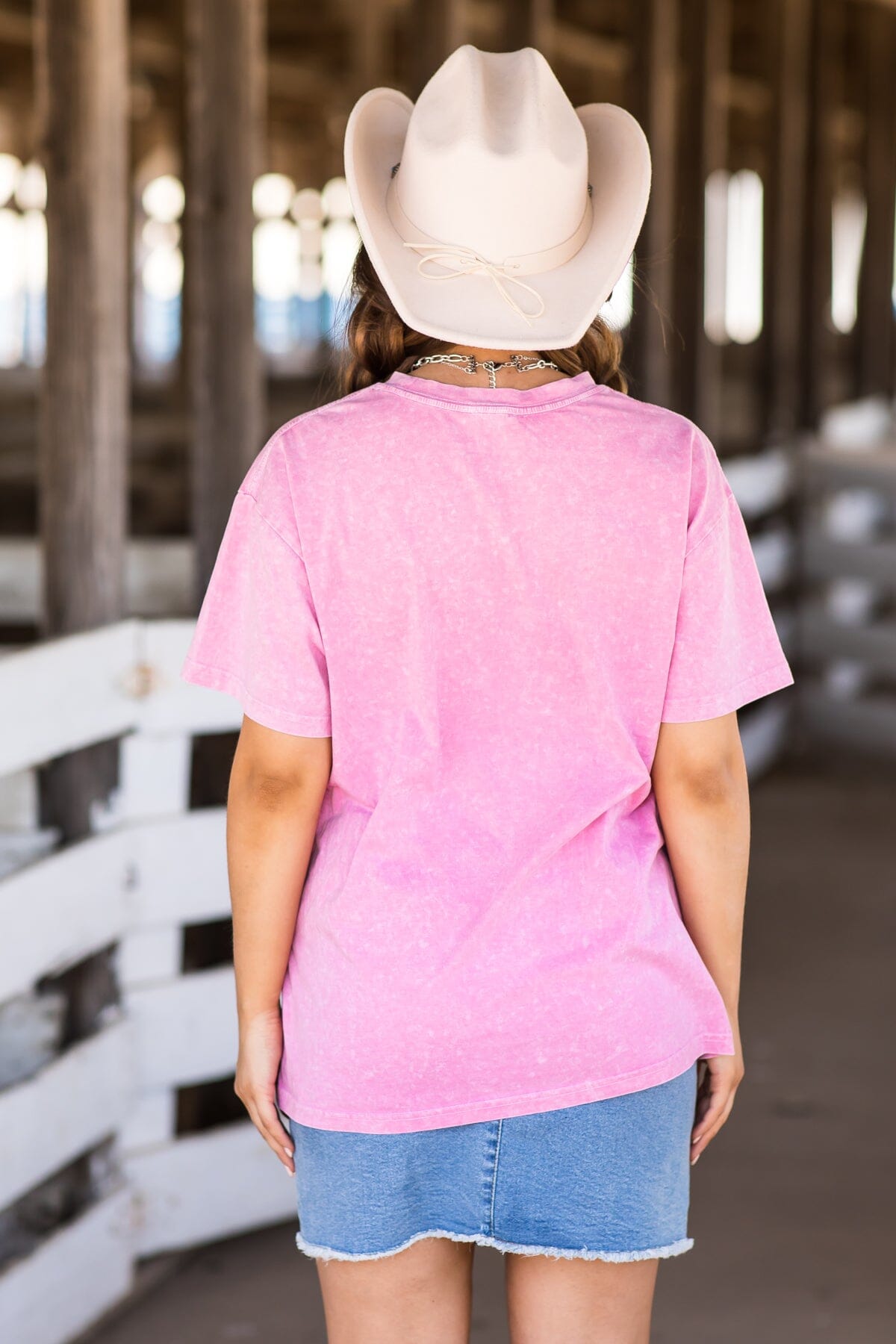 Pink Washed Nashville Graphic Tee · Filly Flair