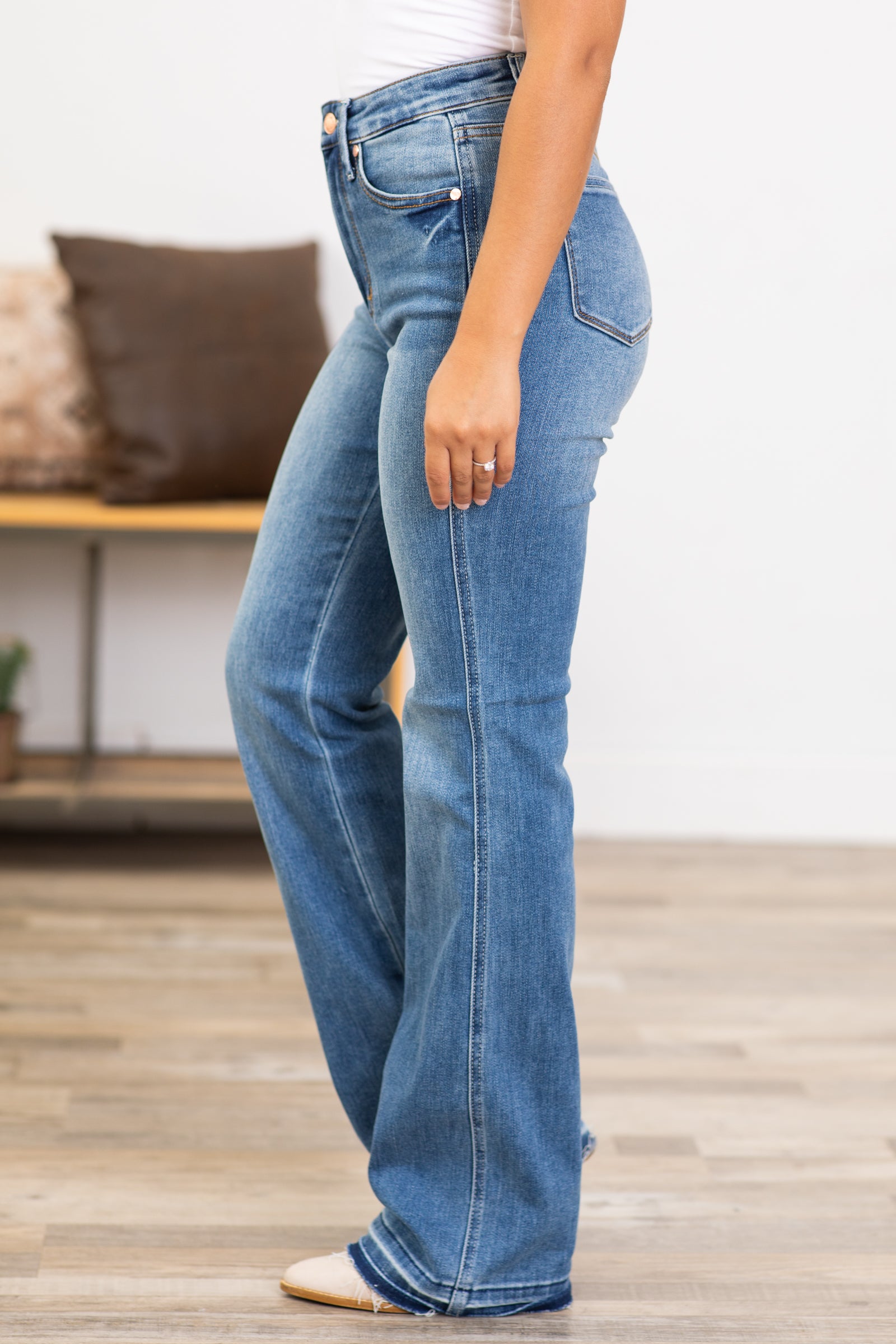 Tummy control 2024 bootcut jeans